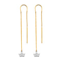 14K Yellow Gold Hanging Earring - ER2004
