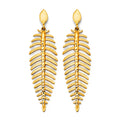 14K Yellow Gold Hanging Earring - ER2005