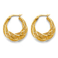 14K Yellow Gold Hanging Earring - ER2009