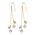 14K Yellow Gold Hanging Earring - ER2014