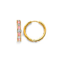 14K Yellow Gold Hoop Earring - ER2018