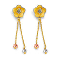 14K Yellow Gold Hanging Earring - ER2040