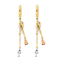 14K Yellow Gold Hanging Earring - ER2042