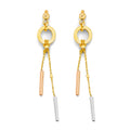 14K Yellow Gold Hanging Earring - ER2043
