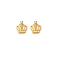 14K Yellow Gold Post Earring with Push Back - ER2065