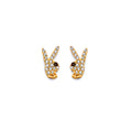 14K Yellow Gold Post Earring with Push Back - ER2068