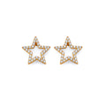 14K Yellow Gold Post Earring with Push Back - ER2069
