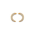 14K Yellow Gold Post Earring with Push Back - ER2074