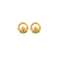 14K Yellow Gold Post Earring with Push Back - ER2087