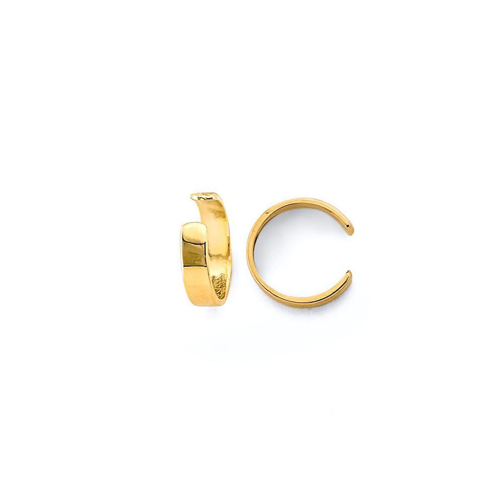 14K Yellow Gold Post Earring with Push Back - ER2093