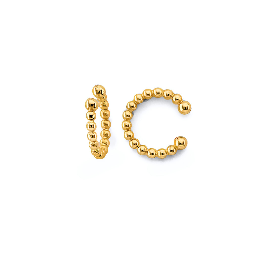 14K Yellow Gold Post Earring with Push Back - ER2094