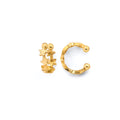 14K Yellow Gold Post Earring with Push Back - ER2095