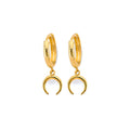 14K Yellow Gold Post Earring with Push Back - ER2109