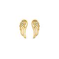 14K Yellow Gold Post Earring with Push Back - ER2119