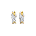 14K Yellow Gold Post Earring with Push Back - ER2120