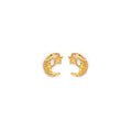 14K Yellow Gold Post Earring with Push Back - ER2130