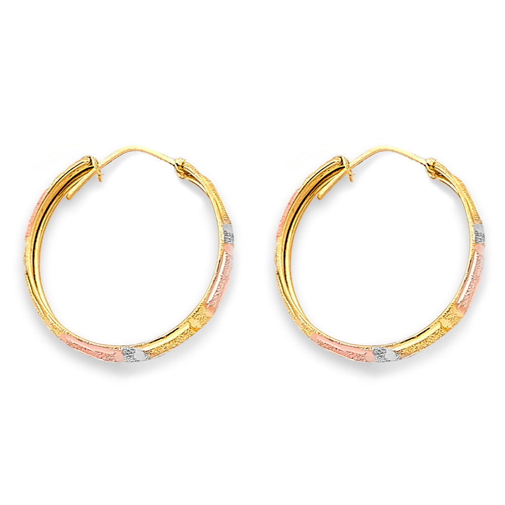14K Yellow Gold Teardrop & Chandelier Earring - ER2145