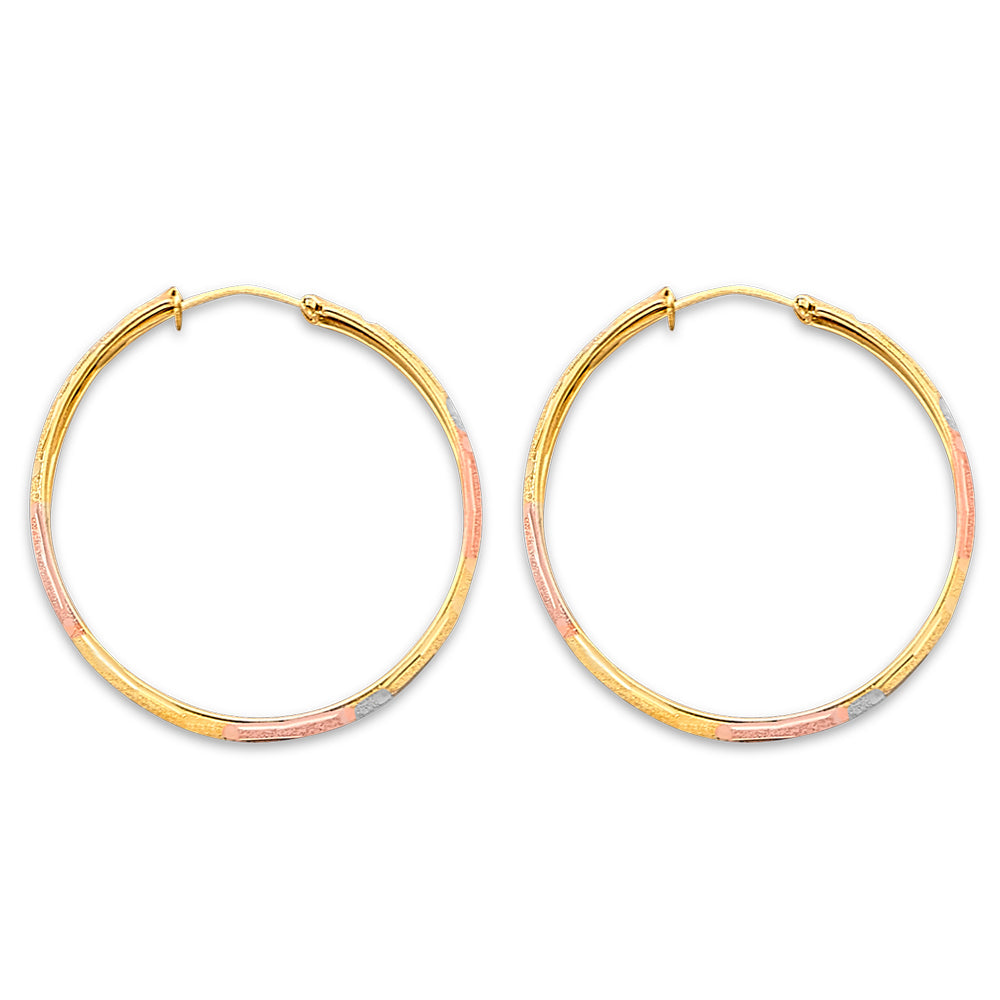 14K Yellow Gold Teardrop & Chandelier Earring - ER2146