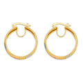 14K Yellow Gold Teardrop & Chandelier Earring - ER2150