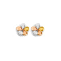 14K Yellow Gold Post Earring with Push Back - ER2165