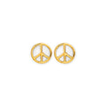 14K Yellow Gold Post Earring with Push Back - ER2171