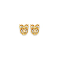 14K Yellow Gold Post Earring with Push Back - ER2172