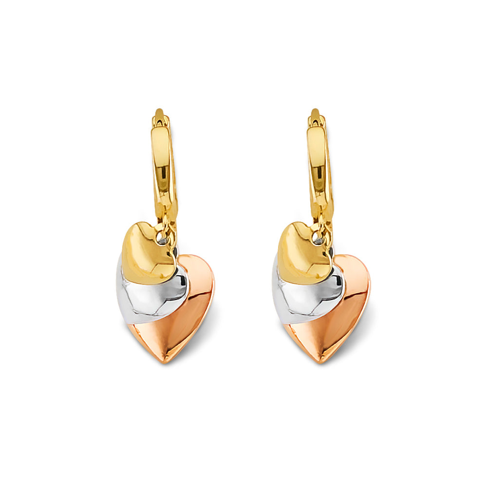 14K Yellow Gold Hanging Earring - ER2175