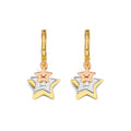 14K Yellow Gold Hanging Earring - ER2176