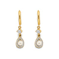 14K Yellow Gold Hanging Earring - ER2181