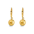 14K Yellow Gold Hanging Earring - ER2182