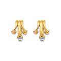 14K Yellow Gold Hanging Earring - ER2184