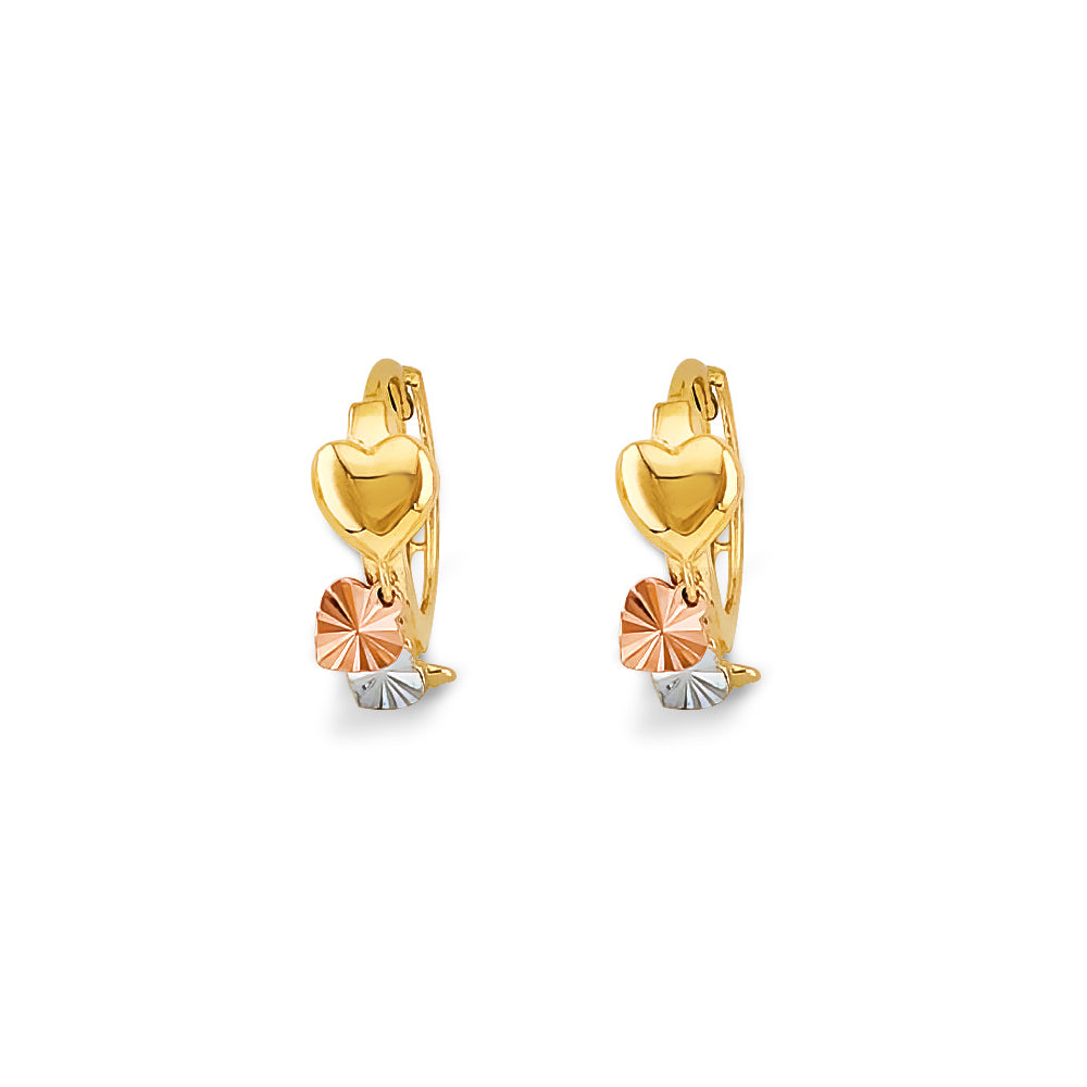 14K Yellow Gold Hanging Earring - ER2185