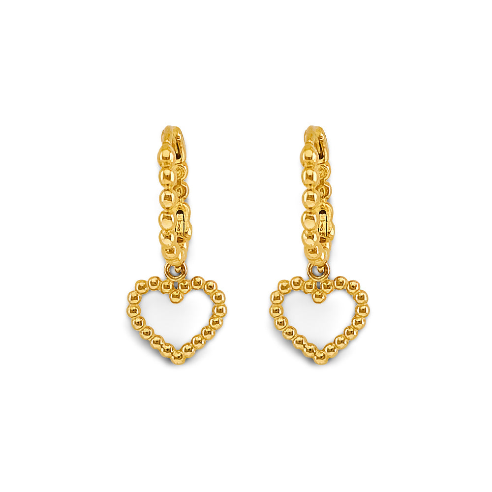 14K Yellow Gold Hanging Earring - ER2186