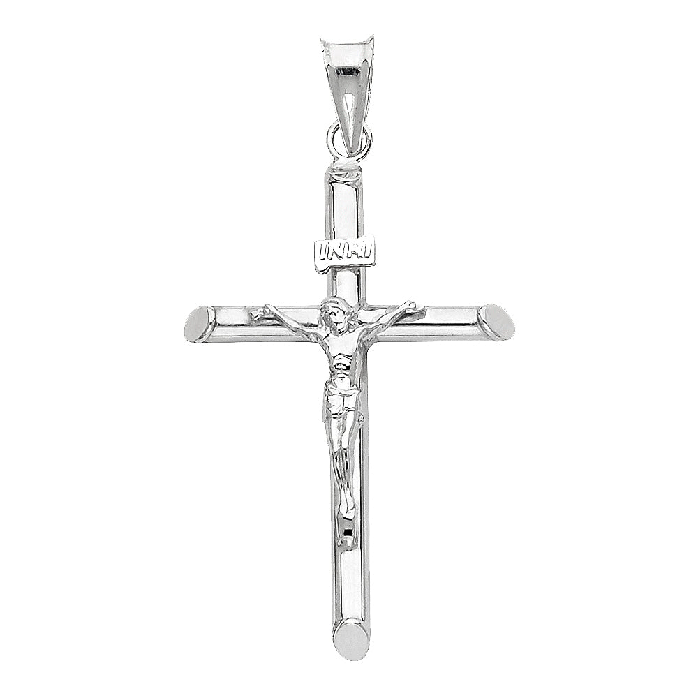 14K Yellow Gold Crucifix Cross Pendant - PT5