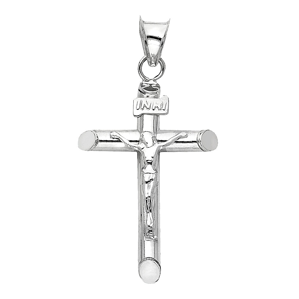 14K Yellow Gold Crucifix Cross Pendant - PT6