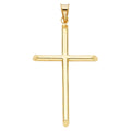 14K Yellow Gold Cross Pendant - PT14