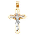 14K Yellow Gold Cross Pendant - PT26