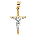 14K Yellow Gold Cross Pendant - PT47