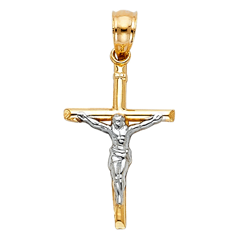 14K Yellow Gold Cross Pendant - PT47