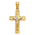 14K Yellow Gold Cross Pendant - PT71