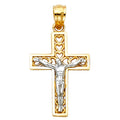 14K Yellow Gold Cross Pendant - PT78