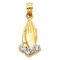14K Yellow Gold Religious Pendant - PT88