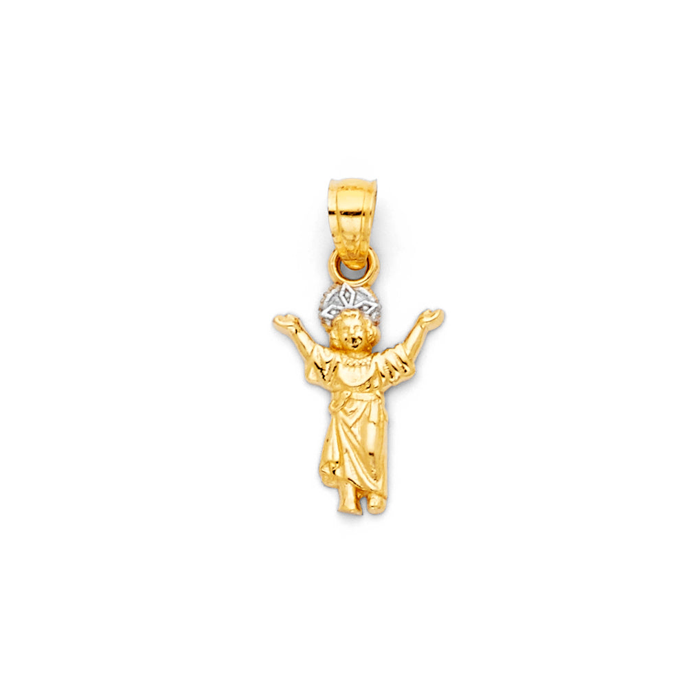 14K Yellow Gold Religious Pendant - PT89