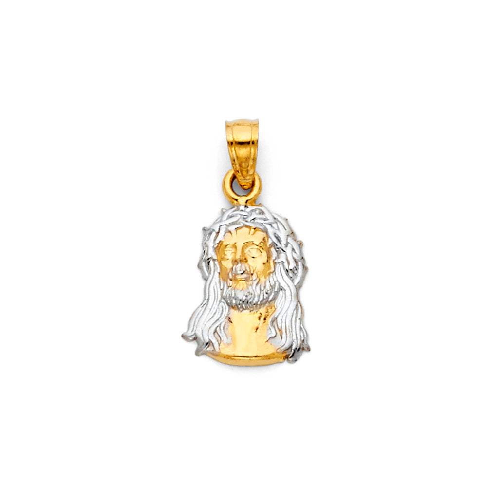 14K Yellow Gold Religious Pendant - PT93