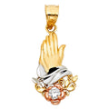 14K Yellow Gold Religious Pendant - PT94