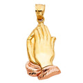 14K Yellow Gold Religious Pendant - PT95