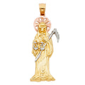 14K Yellow Gold Religious Pendant - PT96
