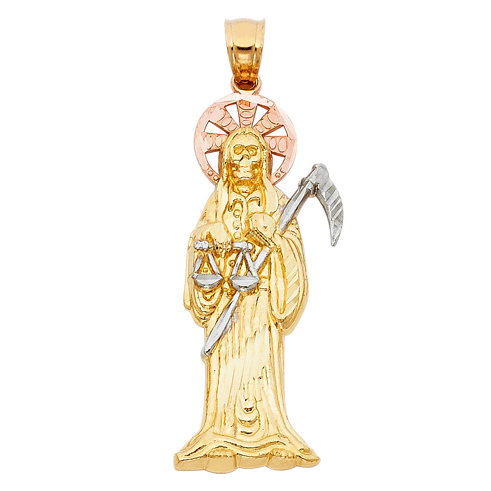 14K Yellow Gold Religious Pendant - PT96
