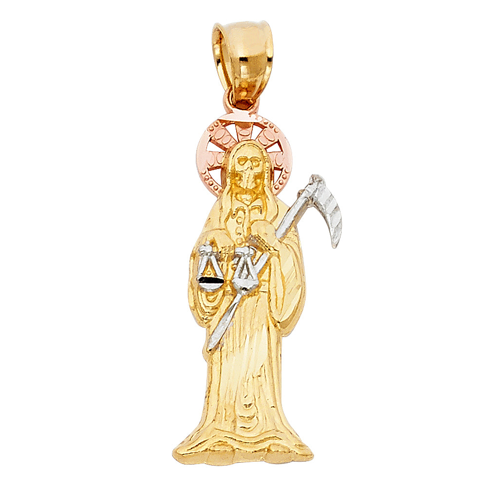14K Yellow Gold Religious Pendant - PT97