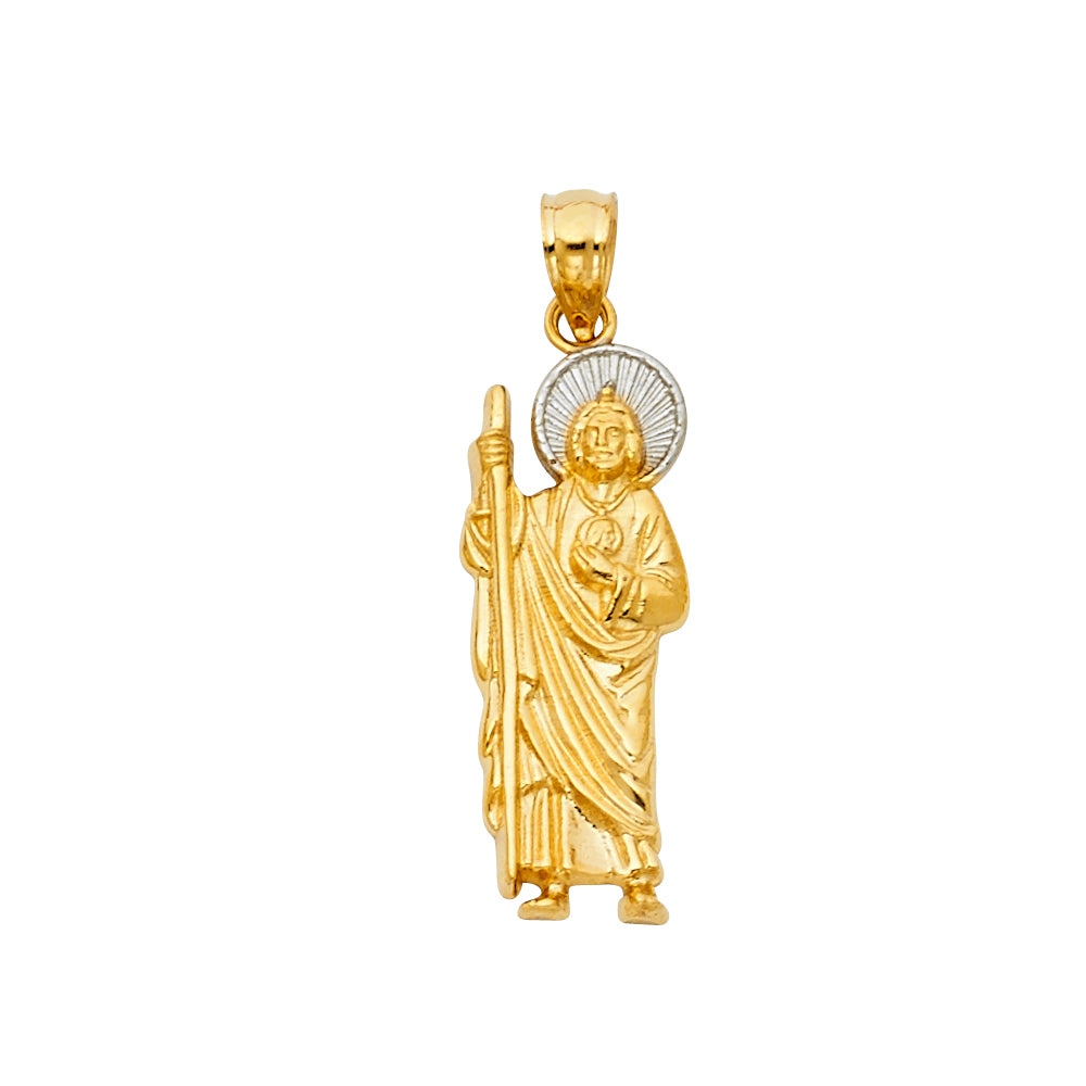 14K Yellow Gold Religious Pendant - PT101
